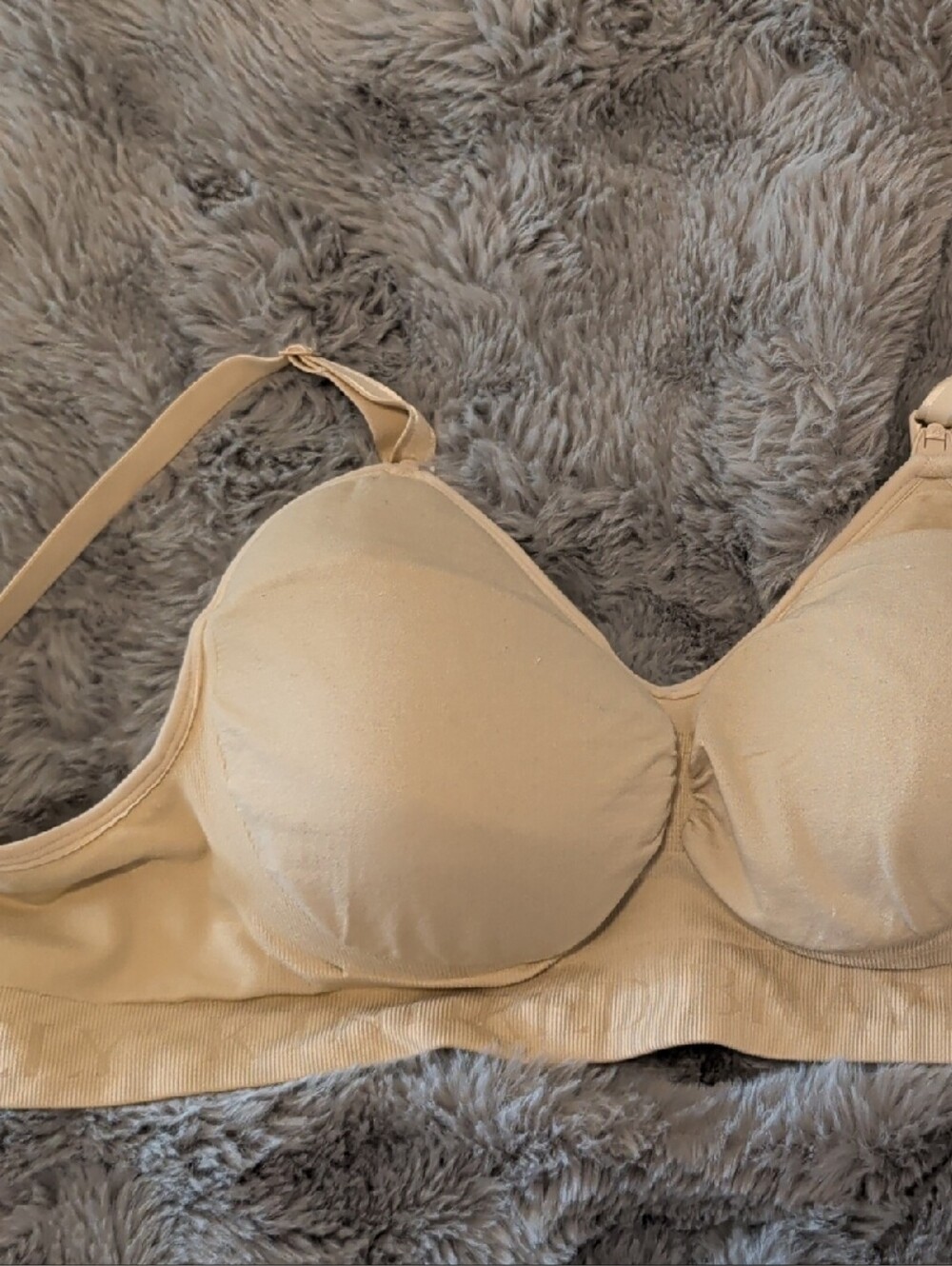 Kindred Bravely Beige Nursing Sublime Breastfeeding SmartTrack Bra